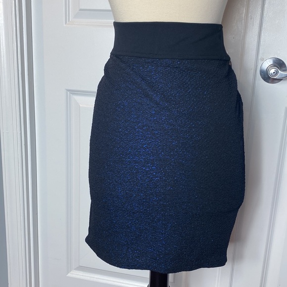 Sophie Rue blue navy sparkly skirt - Picture 6 of 12